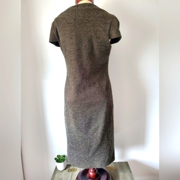CUE  Australia brown cowl neck dress. Size 14 AUS (10 US) - Picture 6 of 8